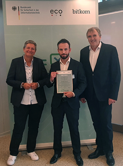 BSI Hall of Fame – Übergabe der Urkunde