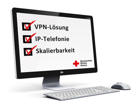 VPN-Lösung, IP-Telefonie - skalierbar und einfach administrierbar