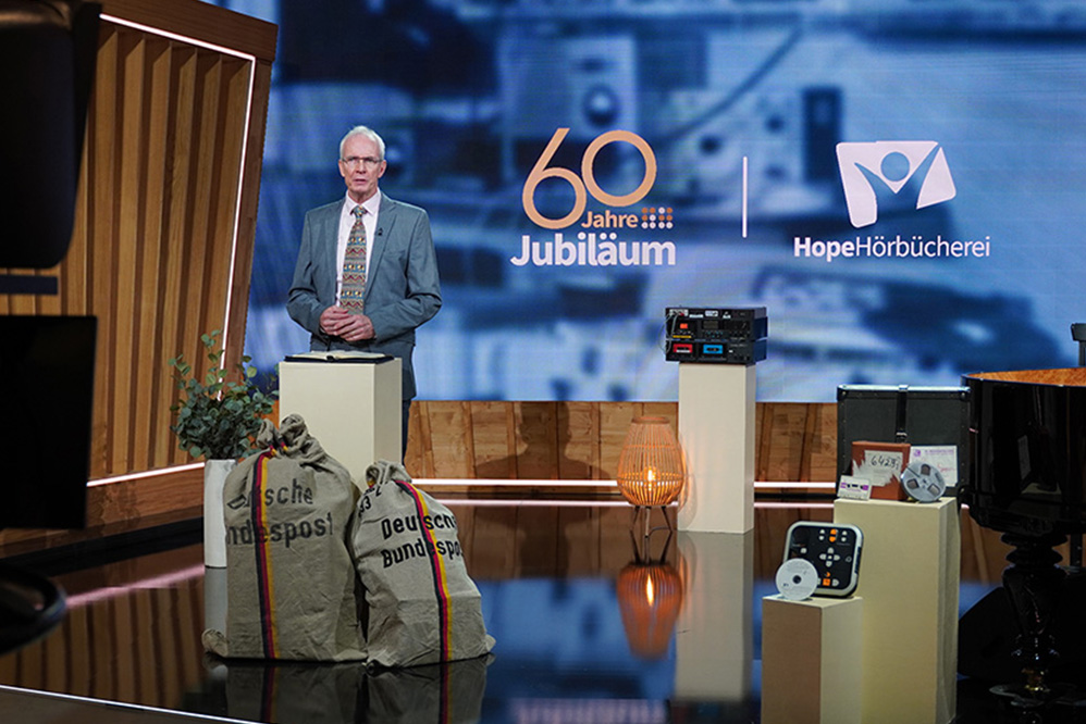 TV-Ausstrahlung: 60 Jahre Jubiläum der Hope Hörbücherei TV-Ausstrahlung: 60 Jahre Jubiläum der Hope Hörbücherei