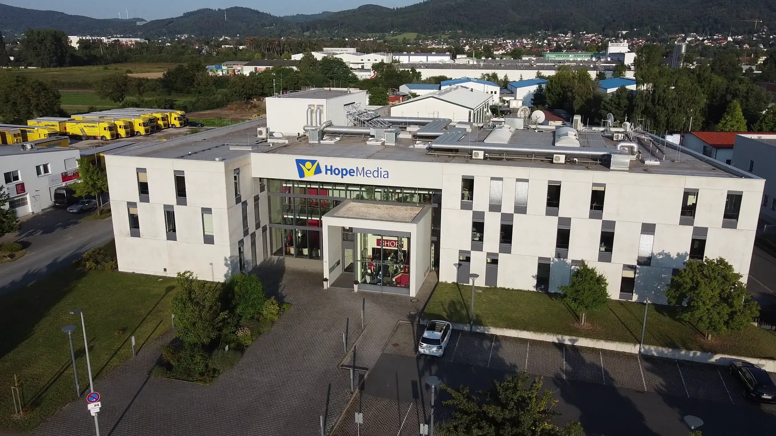 Gebäude Hope Media Europe e.V.